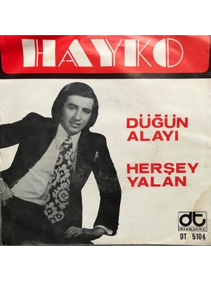 Hayko - Düğün Alayı - Orijinal Dönem Baskı 45'lik Plak