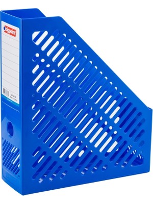 Bigpoint | Plastik Kutu Klasör, Mavi, Dayanıklı Abs Malzeme, Dikey ve Yatay Kullanım, A4 ve A5 Uyumlu