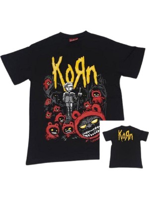 Korn Siyah Erkek Tişört Xl
