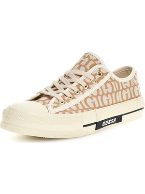 Guess Krem Kadın Sneaker FLPCARFAL12-GOLD