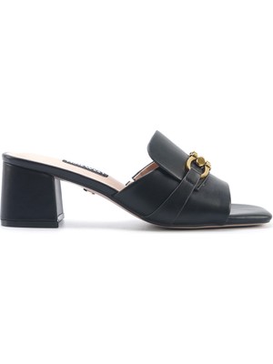 Nine West Garland  5fx Siyah Kadın Topuklu Terlik