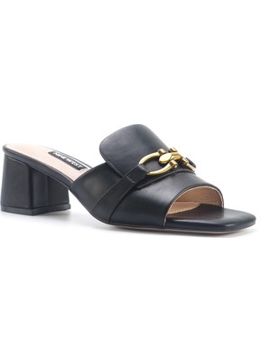 Nine West Garland  5fx Siyah Kadın Topuklu Terlik