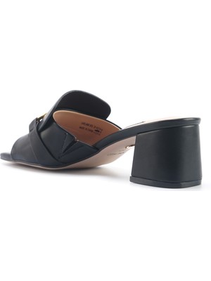 Nine West Garland  5fx Siyah Kadın Topuklu Terlik