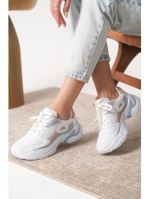 Daxtors Garantili D1152 Günlük Ortopedik Kadın Sneaker Spor Ayakkabı