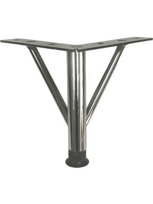 Eym Firkete Ayak Metal 20 cm Krom Mobilya Koltuk Ayağı