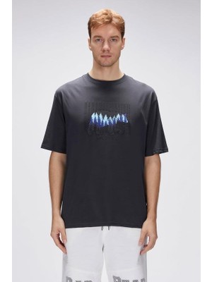 Bad Bear Reid Antrasit Erkek Oversize Tişört