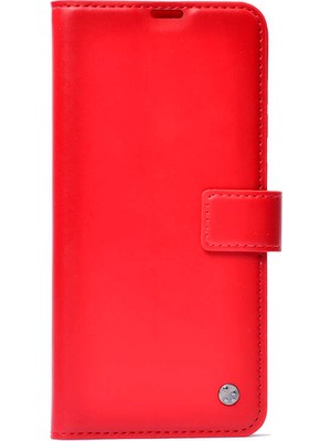 Redmi Note 14 Kılıf Standlı Kapkalı Cüzdan Kopçalı Kar Deluxe