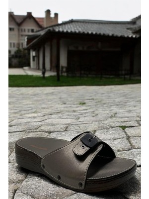 Pierre Cardin Pc 7265 Gri Tam Ortopedik Günlük Kadın Terlik