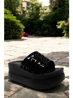 Pierre Cardin Pc 7499 Siyah Tam Ortopedik Günlük Kadın Terlik