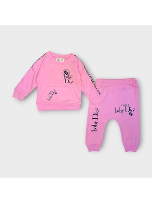 Woops Baby Marka Baskılı Doory Desen Ikili Takım Unisex 6-24 Ay