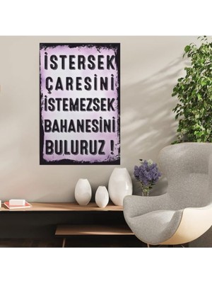 Ahşap Retro Mdf Poster , Komik Sözler , Duvar Yazıları , Manzara ,  Tarih , Edebiyat - TBL0813