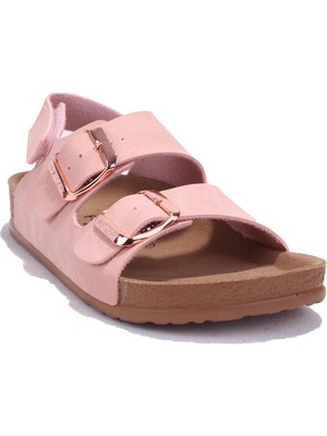 Fly Soft S961 Pembe Ortopedik Günlük Kız Çocuk Spor Sandalet