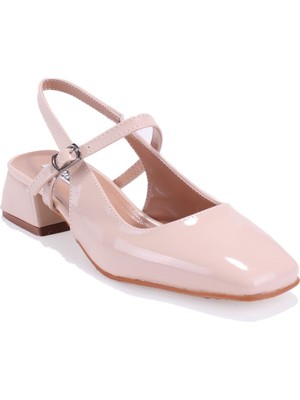 Dagoster DZA07-81500 Ten Rugan Klasik Topuklu Kadın Ayakkabı