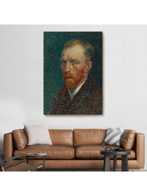 Marsilyan- Vincent Van Gogh'un Portresi 1887 Kanvas TABLO-5114