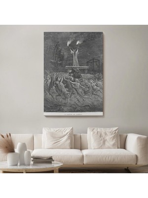 Marsilyan- Şabat Dansı Duvar Tablosu, Gustave DORE-6174