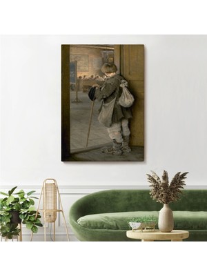 Marsilyan- Nikolay Bogdanov Belsky'in Sınıfın Kapıdında TABLOSU-6341