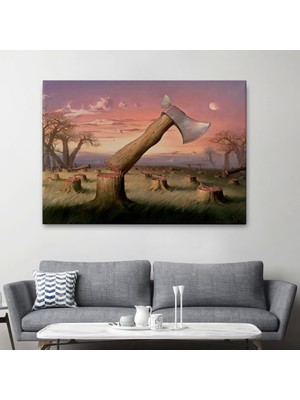 Marsilyan- Kelebek Etkisi Sürreal TABLOSU-6603