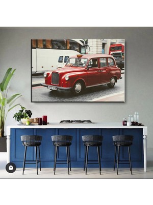 Marsilyan Marsilyan- Dekoratif Baskı Nostaljik Araba Kanvas Tablo