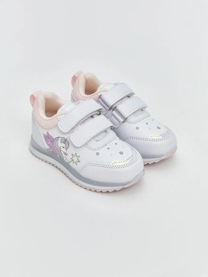 LC Waikiki Steps Beyaz Cırt Cırtlı Kız Bebek Spor Ayakkabı T T