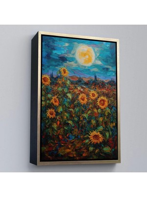 Marsilyan- Çerçeveli Ayçiçeği Tarlaları TABLOSU-7977