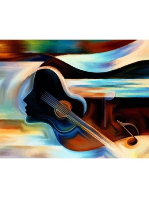 Marsilyan- Kanvas Notalar Senin Için Sayılarla Boyama Seti Rulo