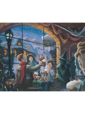 Marsilyan- Kanvas Bir Kış Muhabbeti Sayılarla Boyama Seti Rulo