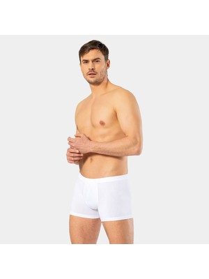 Cacharel Erkek Likralı Boxer 1335/BEYAZ