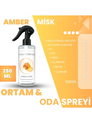 X You Perfume Amber-I Misk 250 ml Oda ve Dolap Spreyi