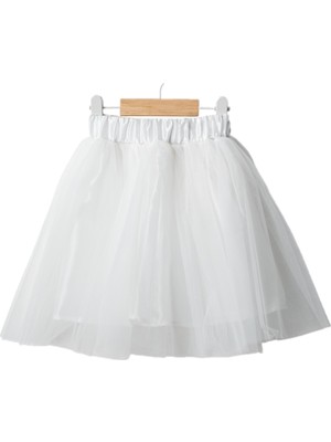 Kız Çocuk Beli Lastikli Tütü Etek 6/14 Yaş