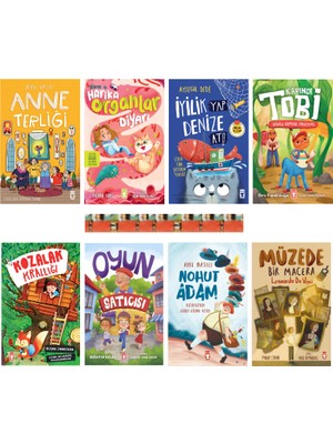 Oyun Satıcısı /  Anne Terliği /  İyilik Yap Denize At /  Müzede Bir Macera /  Kozalak Krallığı / Karınca Tobi  /  Büyük Orman Macerası (8kitap)