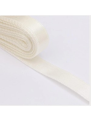 İpek Hobi  Krem   3,8 Cm Saten Kurdela 10 Metre 3 Adet