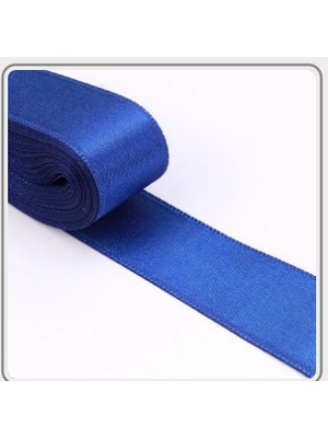 İpek Hobi  Mavi  3,8 Cm Saten Kurdela 10 Metre 3 Adet