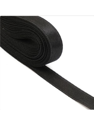 İpek Hobi  Siyah  3,8 Cm Saten Kurdela 10 Metre 3 Adet