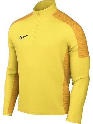 Nike Dri Fit Academy Erkek Sarı Dik Yaka Uzun Kol Tişört