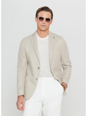 Altınyıldız Classics Slim Fit Bej Erkek Ceket ACE004252058_BEJ