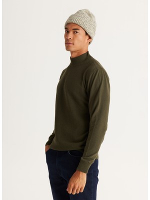 Altınyıldız Classics Haki Erkek Kazak 4A4921100008_HAK