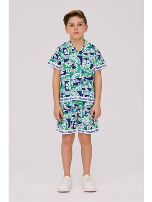 Beverly Hills Polo Club Bg Store Erkek Çocuk Desenli Gömlek