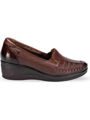 Forelli Sahra-G Kadın Deri Ayakkabı Taba