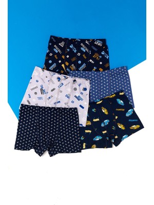 Katia & Bony Erkek Çocuk 5'li Paket Karışık Desenli Boxer