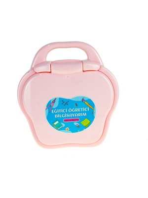 Oyuncak Mini Laptop Eğitici Öğretici Bilgisayarım Türkçe Pembe