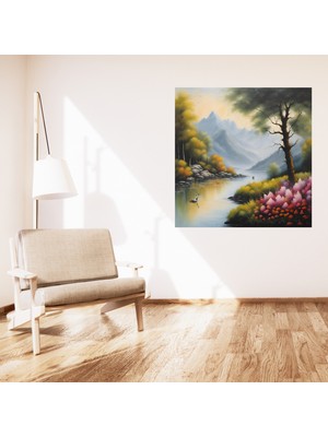 Minimalist Doğa ve Manzara Doğal Yaşam Çerçevesiz Pvc Tablo