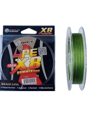 Wily Hummer 8x 0,26MM 150M Ip Misina Yeşil