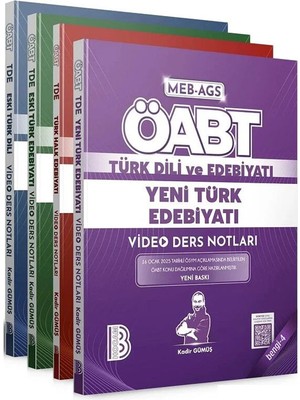 Benim Hocam Yayınları   Öabt Meb-Ags Türk Dili ve Edebiyatı Video Ders Notları 4 Lü Set