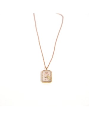 Çelik Kolye, Altın Kaplama Koç Burcu Kadın Kolye K-117