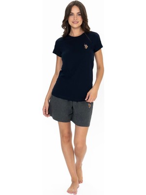 U.s. Polo Assn. Kadın Lacivert Şort Takım