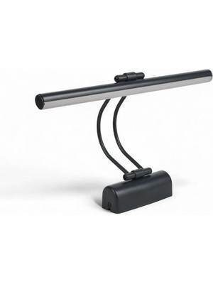Enerji Tasarruflu Flüt LED Aplik Banyo Tablo Çalışma Masası Duvar Sanat Eseri Ayna Dekoratif ve Modern Aydınlatma 35 cm Elektrikli 6500K Beyaz Işık (Antrasit)