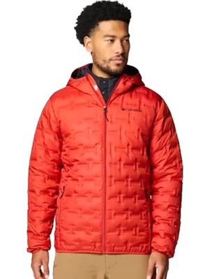 Delta Ridge Iı Down Hooded Erkek Kırmızı Outdoor Mont WO6610-698