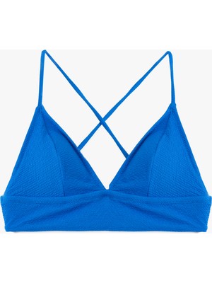 Koton Arkası Çapraz Askılı Bağlama Detaylı Bralet Bikini Üstü