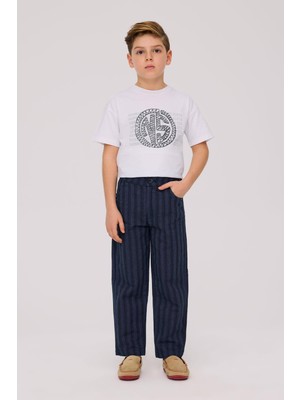 Nebbati  Erkek Çocuk Çizgili Pantolon