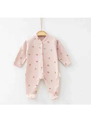 Baby Wings Çıtır Çiçek Baskılı Kız Tulum